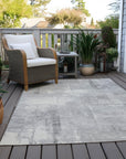 Addison Rugs Galanor Gray Washable Indoor-Outdoor Rug