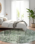 Addison Rugs Galara Green Washable Indoor-Outdoor Rug