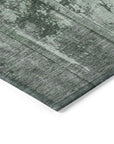 Addison Rugs Galara Green Washable Indoor-Outdoor Rug