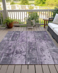 Addison Rugs Galara Purple Washable Indoor-Outdoor Rug