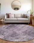 Addison Rugs Galara Purple Washable Indoor-Outdoor Rug