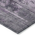 Addison Rugs Galara Purple Washable Indoor-Outdoor Rug
