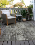 Addison Rugs Galara Brown Washable Indoor-Outdoor Rug
