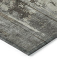 Addison Rugs Galara Brown Washable Indoor-Outdoor Rug