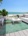 Addison Rugs Galaris Green Washable Indoor-Outdoor Rug