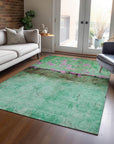 Addison Rugs Galaris Green Washable Indoor-Outdoor Rug