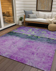 Addison Rugs Galaris Purple Washable Indoor-Outdoor Rug