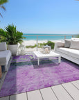 Addison Rugs Galaris Purple Washable Indoor-Outdoor Rug