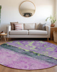 Addison Rugs Galaris Purple Washable Indoor-Outdoor Rug