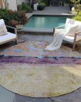 Addison Rugs Galaris Orange Washable Indoor-Outdoor Rug