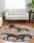 Addison Rugs Galas Orange Washable Indoor-Outdoor Rug