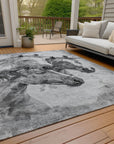 Addison Rugs Galion Gray Washable Indoor-Outdoor Rug