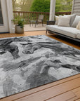 Addison Rugs Galius Gray Washable Indoor-Outdoor Rug