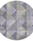 Addison Rugs Galon Lavender Washable Indoor-Outdoor Rug