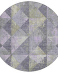 Addison Rugs Galon Lavender Washable Indoor-Outdoor Rug