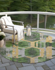 Addison Rugs Galor Green Washable Indoor-Outdoor Rug