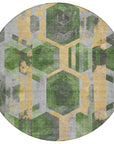 Addison Rugs Galor Green Washable Indoor-Outdoor Rug