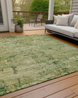 Addison Rugs Galora Green Washable Indoor-Outdoor Rug