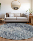 Addison Rugs Galyn Blue Washable Indoor-Outdoor Rug