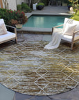 Addison Rugs Galyn Brown Washable Indoor-Outdoor Rug