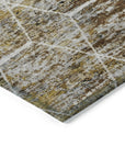 Addison Rugs Galyn Brown Washable Indoor-Outdoor Rug
