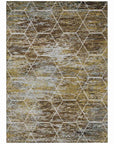 Addison Rugs Galyn Brown Washable Indoor-Outdoor Rug