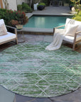 Addison Rugs Galyn Green Washable Indoor-Outdoor Rug