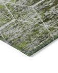 Addison Rugs Galyn Olive Washable Indoor-Outdoor Rug