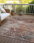 Addison Rugs Galyn Paprika Washable Indoor-Outdoor Rug