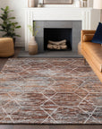 Addison Rugs Galyn Paprika Washable Indoor-Outdoor Rug