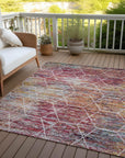 Addison Rugs Galyn Pink Washable Indoor-Outdoor Rug