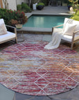 Addison Rugs Galyn Pink Washable Indoor-Outdoor Rug