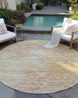 Addison Rugs Galyn Orange Washable Indoor-Outdoor Rug