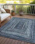 Addison Rugs Haelanor Blue Washable Indoor-Outdoor Rug