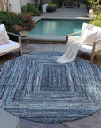 Addison Rugs Haelanor Blue Washable Indoor-Outdoor Rug