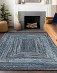 Addison Rugs Haelanor Blue Washable Indoor-Outdoor Rug