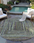Addison Rugs Haelanor Green Washable Indoor-Outdoor Rug