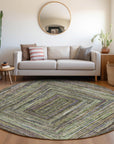 Addison Rugs Haelanor Green Washable Indoor-Outdoor Rug