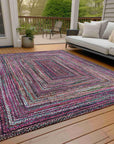 Addison Rugs Haelanor Pink Washable Indoor-Outdoor Rug