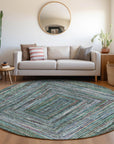 Addison Rugs Haelanor Teal Washable Indoor-Outdoor Rug