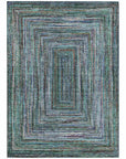 Addison Rugs Haelanor Teal Washable Indoor-Outdoor Rug