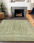 Addison Rugs Haelara Green Washable Indoor-Outdoor Rug