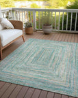 Addison Rugs Haelara Teal Washable Indoor-Outdoor Rug