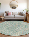 Addison Rugs Haelara Teal Washable Indoor-Outdoor Rug