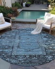 Addison Rugs Haelaris Blue Washable Indoor-Outdoor Rug