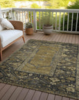 Addison Rugs Haelaris Brown Washable Indoor-Outdoor Rug