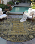 Addison Rugs Haelaris Brown Washable Indoor-Outdoor Rug