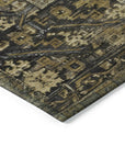 Addison Rugs Haelaris Brown Washable Indoor-Outdoor Rug