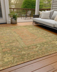 Addison Rugs Haelaris Coral Washable Indoor-Outdoor Rug