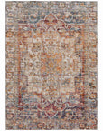 Addison Rugs Haelas Orange Washable Indoor-Outdoor Rug